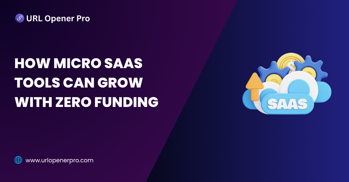 How Micro SaaS Tools Can Grow with Zero Funding