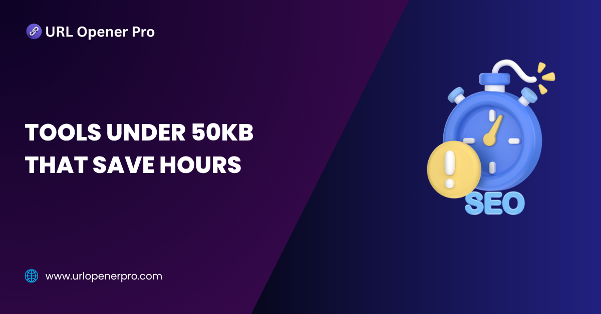 Tools Under 50kb That Save Hours
