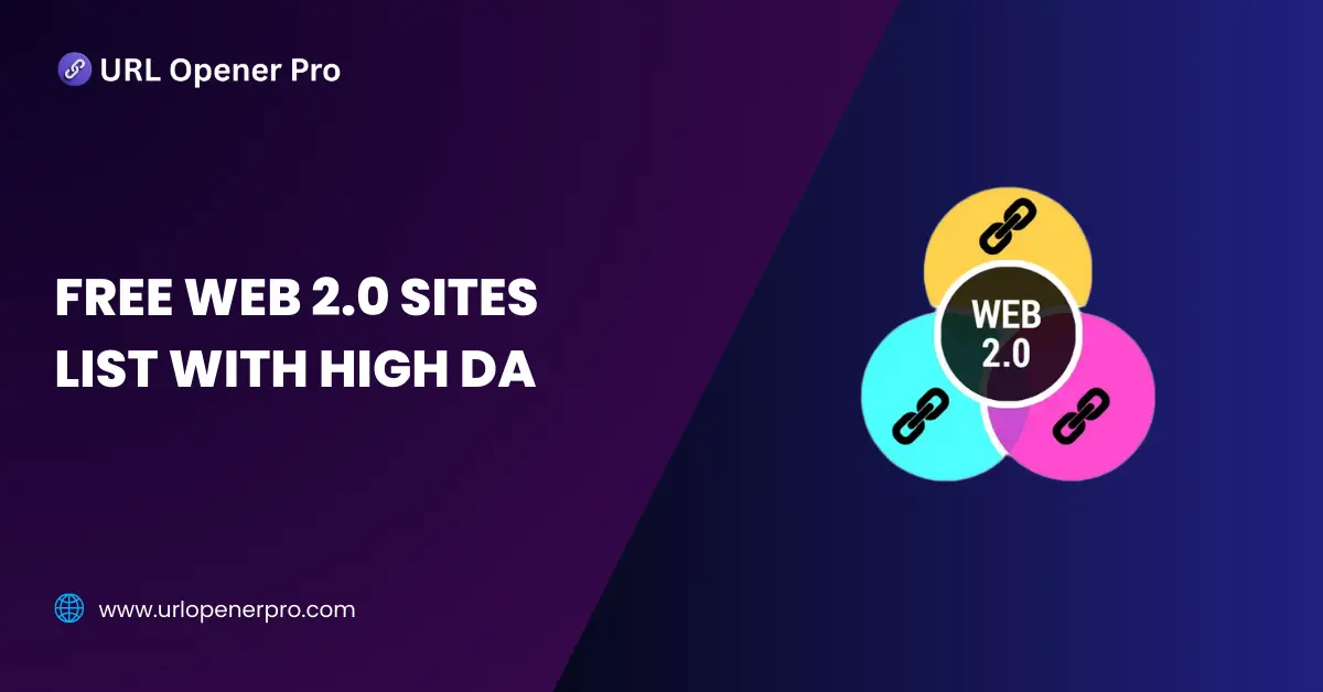 Free Web 2.0 Sites List With High DA