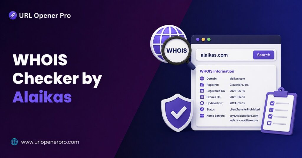 WHOIS Checker by Alaikas