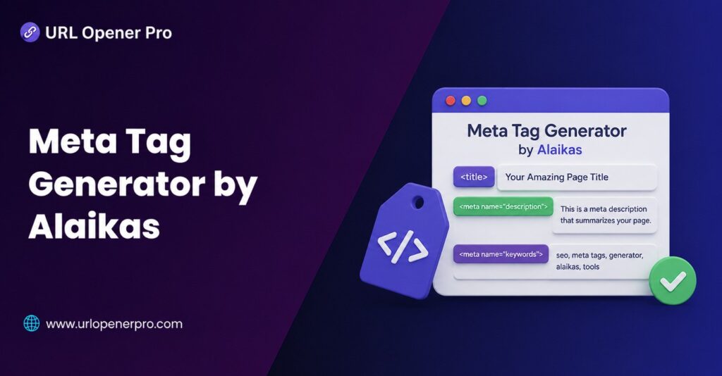 Meta Tag Generator by Alaikas