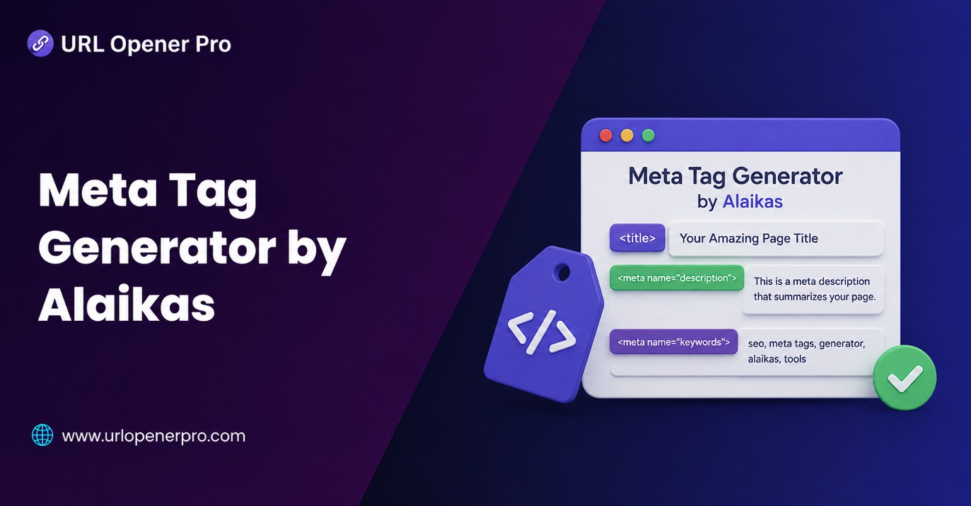 Meta Tag Generator by Alaikas